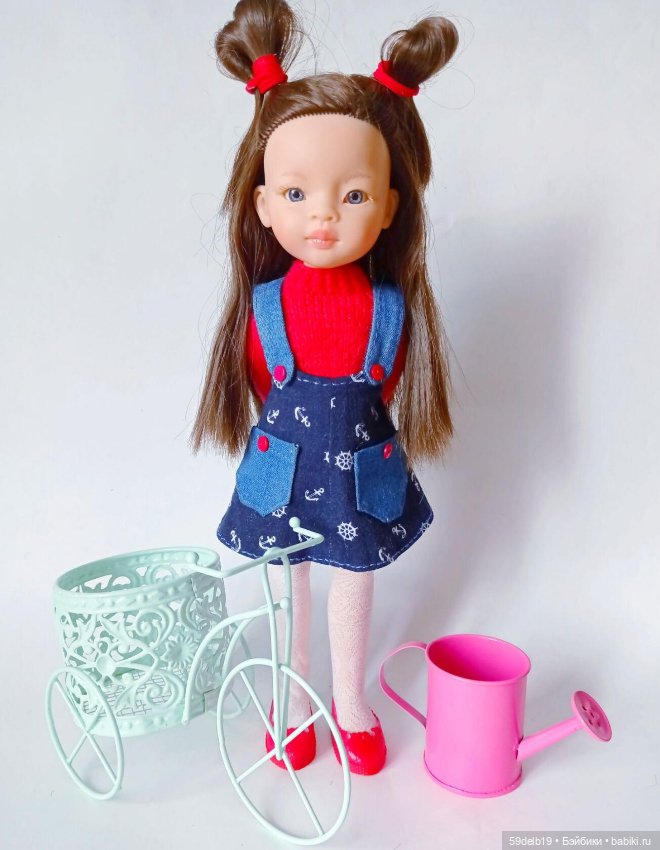 Кукольный гардероб: сарафанчики для кукол (фото 5)