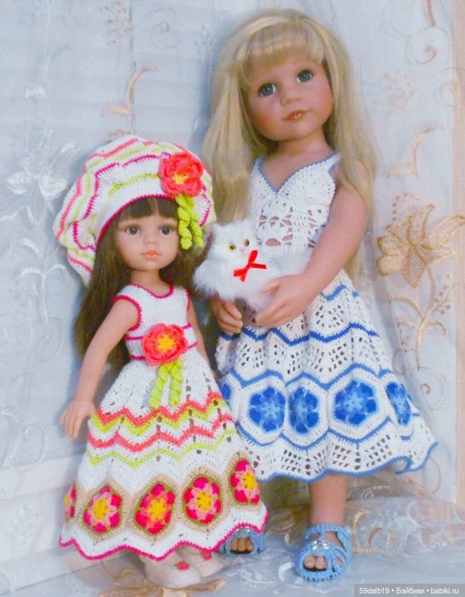 Кукольный гардероб: сарафанчики для кукол