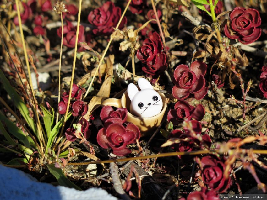 Зайка Мята и сентябрь — Авторские текстильные куклы: Вальдорфские