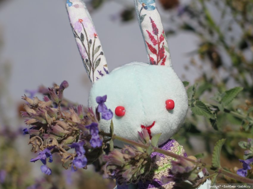 Зайка Мята и сентябрь — Авторские текстильные куклы: Вальдорфские (фото 5)