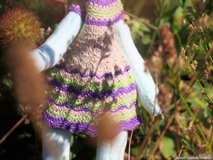 Зайка Мята и сентябрь — Авторские текстильные куклы: Вальдорфские