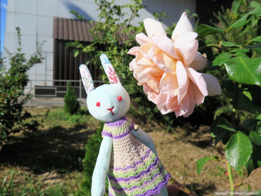 Зайка Мята и сентябрь — Авторские текстильные куклы: Вальдорфские