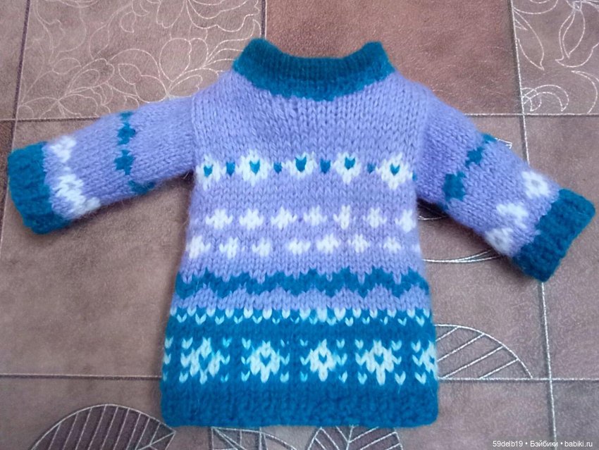Кукольный гардероб: свитерочки, кофточки (фото 9)