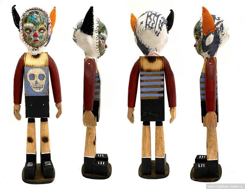 Деревянные персонажи от филиппинского художника Рина Барреры (Reen Barrera) (фото 8)