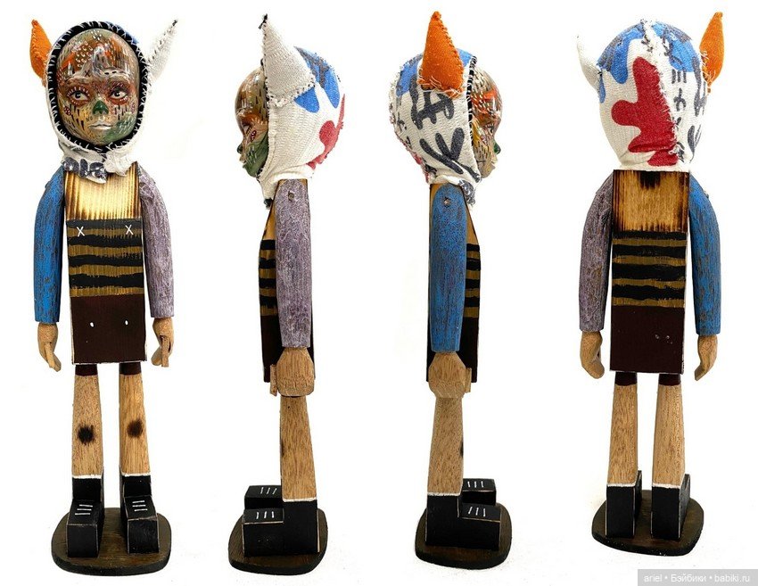 Деревянные персонажи от филиппинского художника Рина Барреры (Reen Barrera) (фото 7)