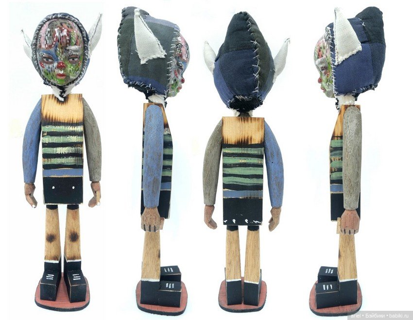 Деревянные персонажи от филиппинского художника Рина Барреры (Reen Barrera) (фото 6)