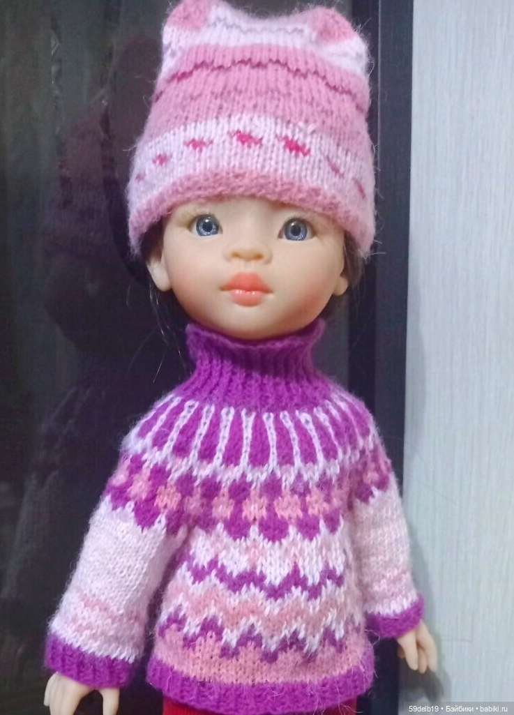 Кукольный гардероб: свитерочки, кофточки
