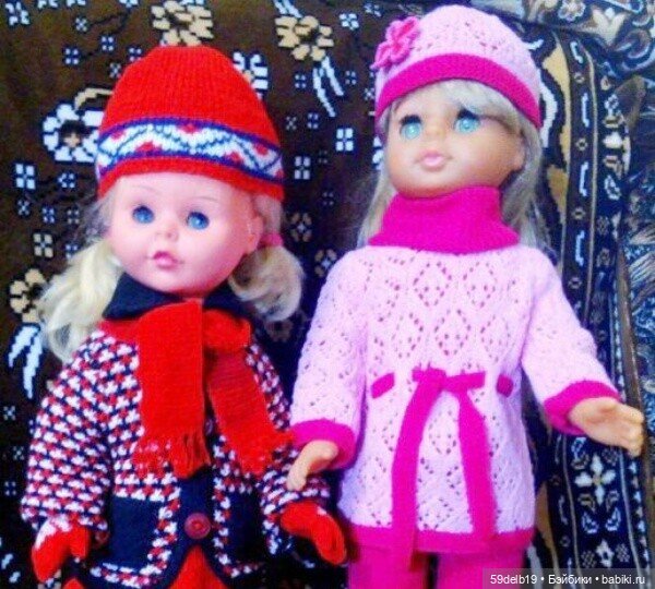 Кукольный гардероб: свитерочки, кофточки