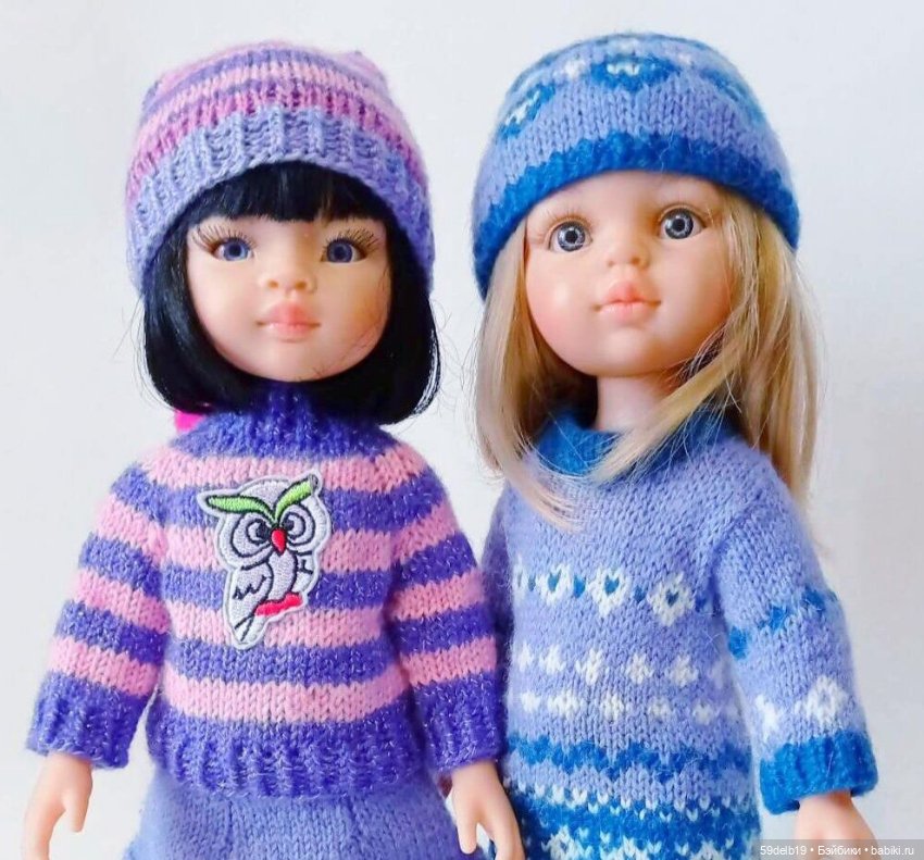 Кукольный гардероб: свитерочки, кофточки