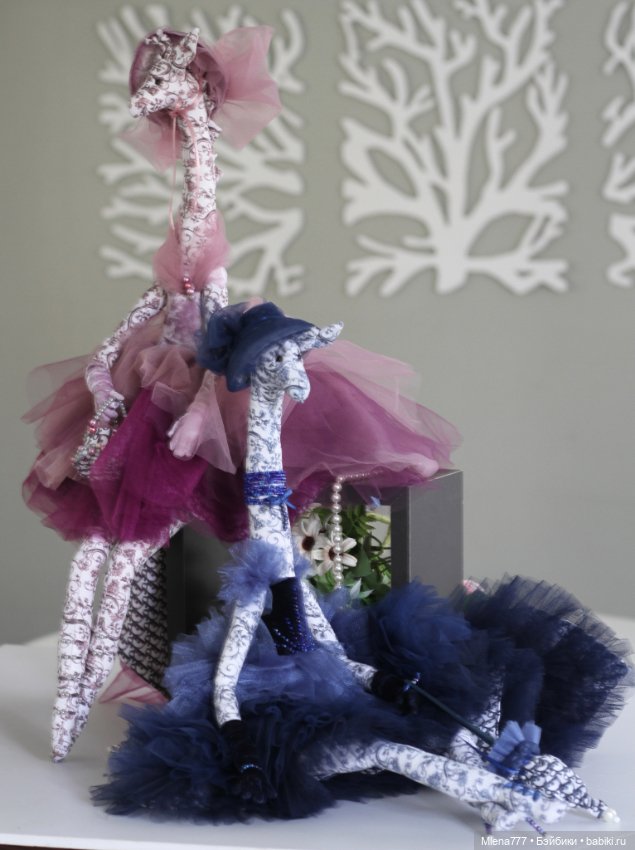 Жирафы — Авторские текстильные куклы: Вальдорфские (фото 6)