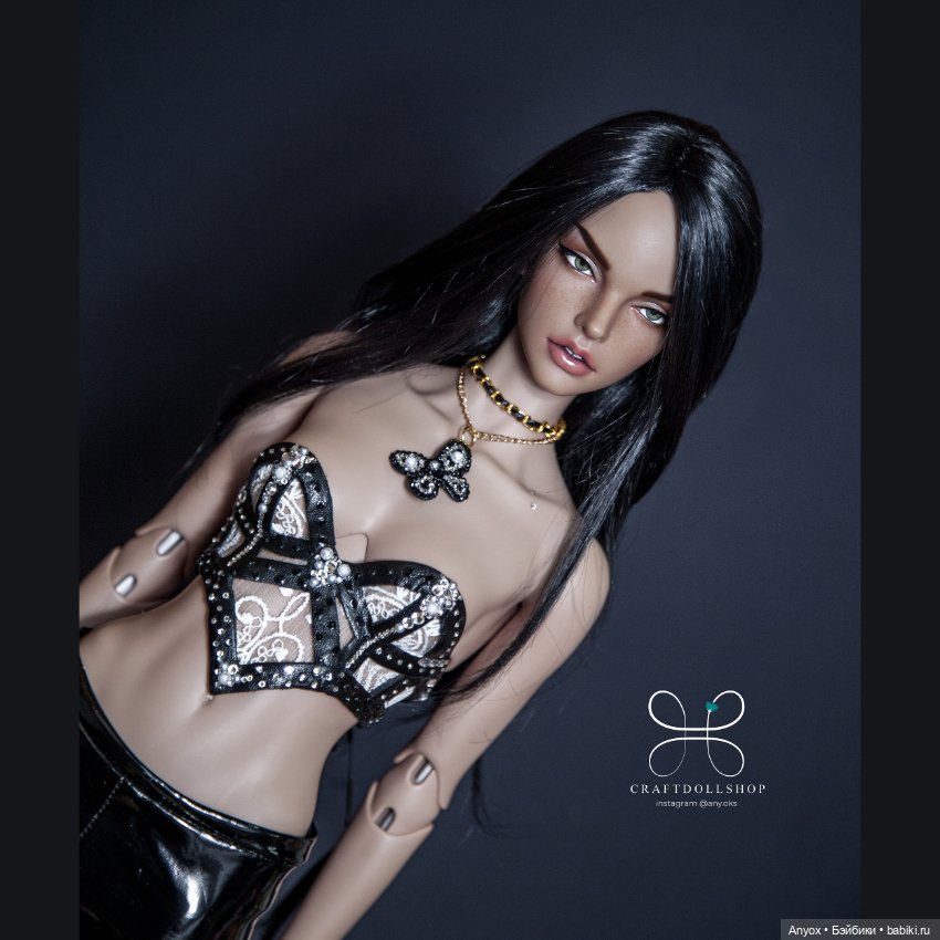 Бабочки из страз — Одежда и обувь для кукол своими руками: фото