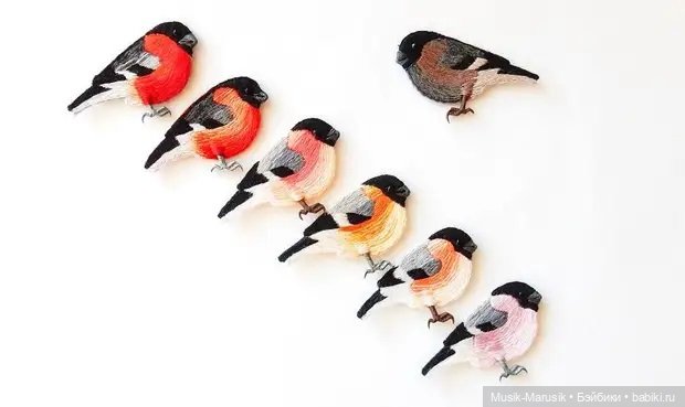 Удивительные вышитые броши Леры Петуниной (фото 2)