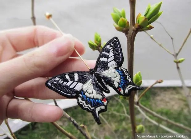 Удивительные вышитые броши Леры Петуниной (фото 6)