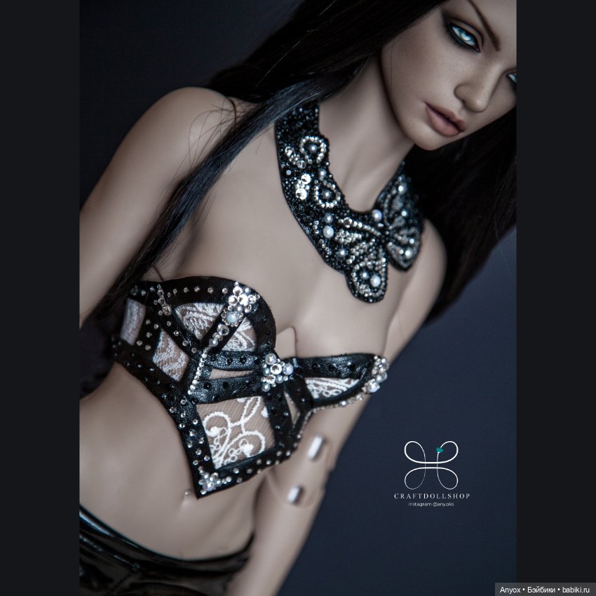 Бабочки из страз — Одежда и обувь для кукол своими руками: фото (фото 5)
