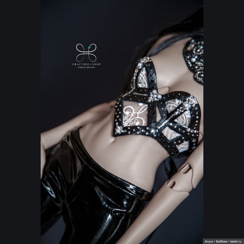 Бабочки из страз — Одежда и обувь для кукол своими руками: фото (фото 4)