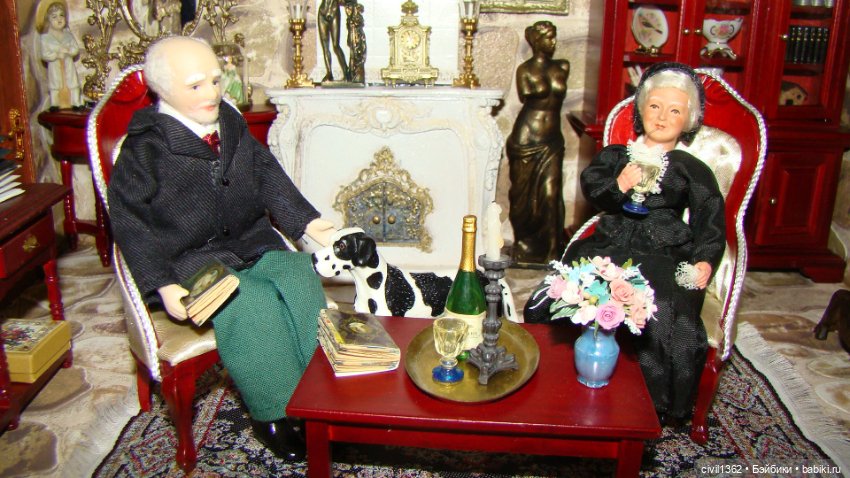 Румбокс масштаб 1:12 "Старый дом"