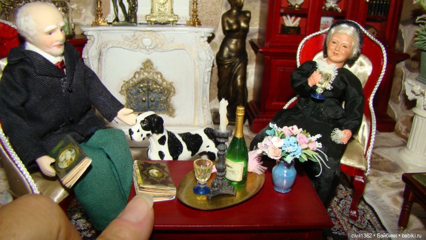 Румбокс масштаб 1:12 "Старый дом"