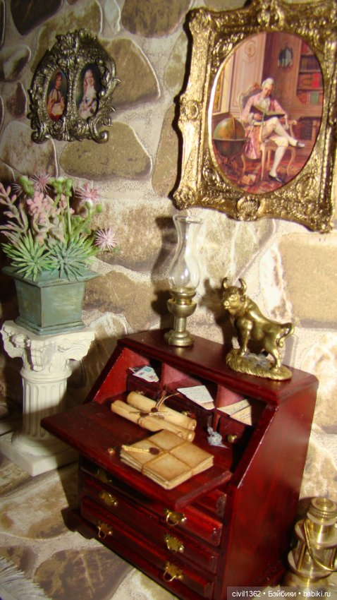 Румбокс масштаб 1:12 "Старый дом"