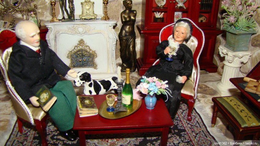 Румбокс масштаб 1:12 "Старый дом"