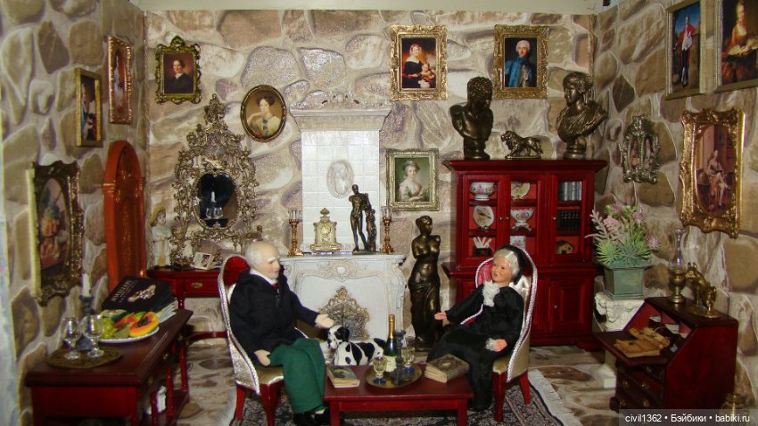 Румбокс масштаб 1:12 "Старый дом"