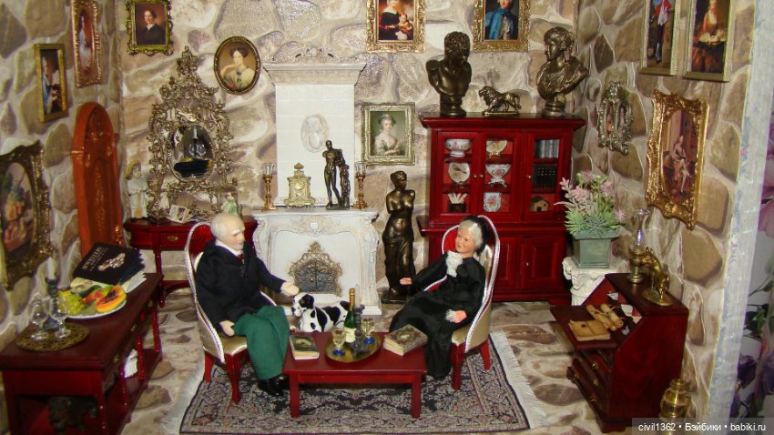 Румбокс масштаб 1:12 "Старый дом"