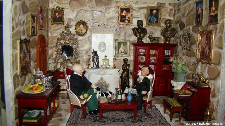 Румбокс масштаб 1:12 "Старый дом" (фото 8)