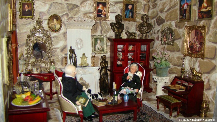 Румбокс масштаб 1:12 "Старый дом" (фото 3)