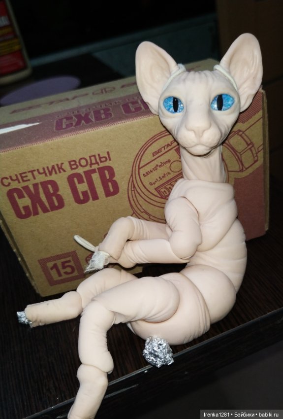 Первый шарнирный кот сфинкс (фото 6)