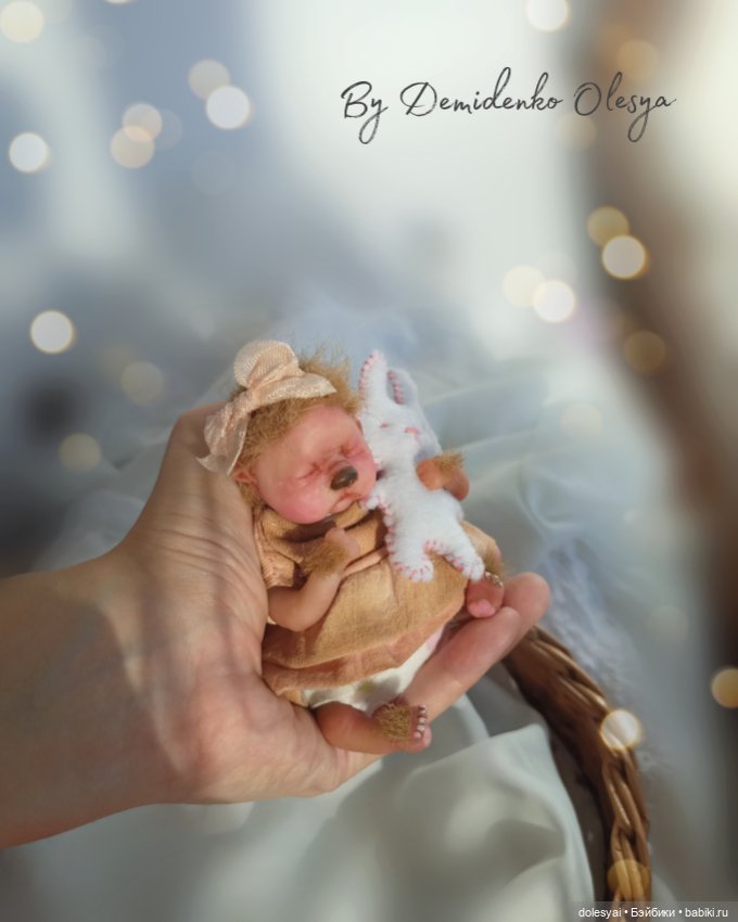 Девочка оборотень — Авторские миниатюрные куклы: лепка (фото 4)