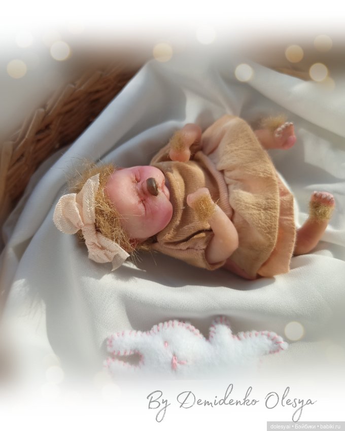 Девочка оборотень — Авторские миниатюрные куклы: лепка (фото 2)