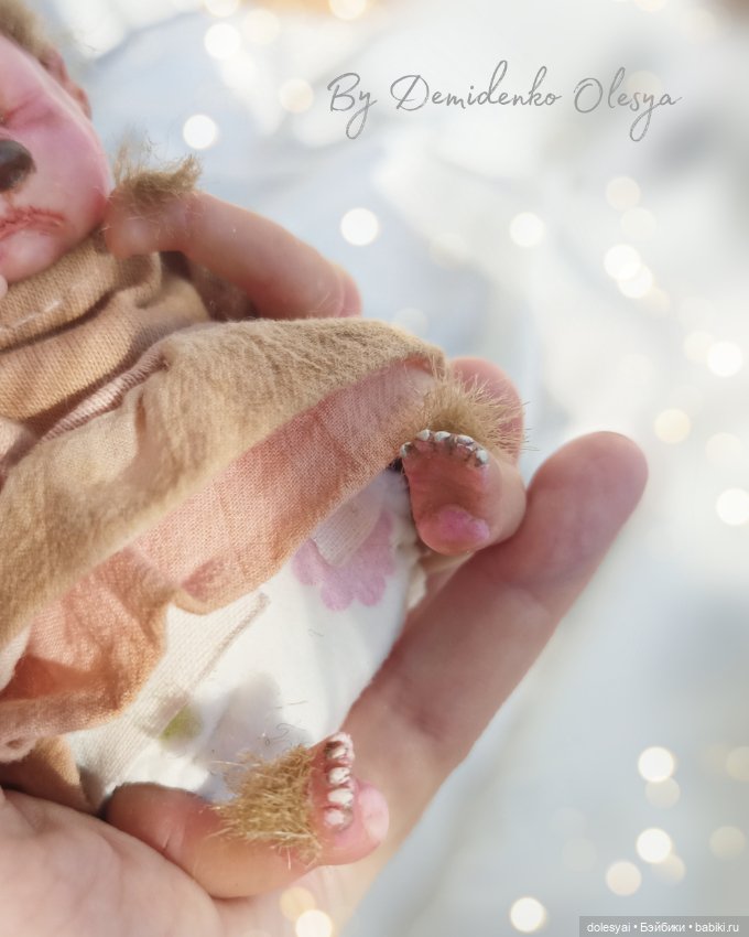 Девочка оборотень — Авторские миниатюрные куклы: лепка (фото 6)