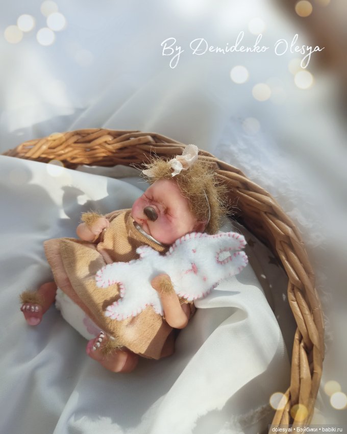 Девочка оборотень — Авторские миниатюрные куклы: лепка (фото 5)