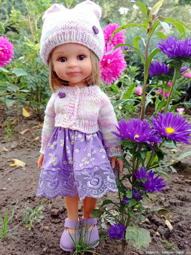 Ангелинка и осенние цветы (фото 5)