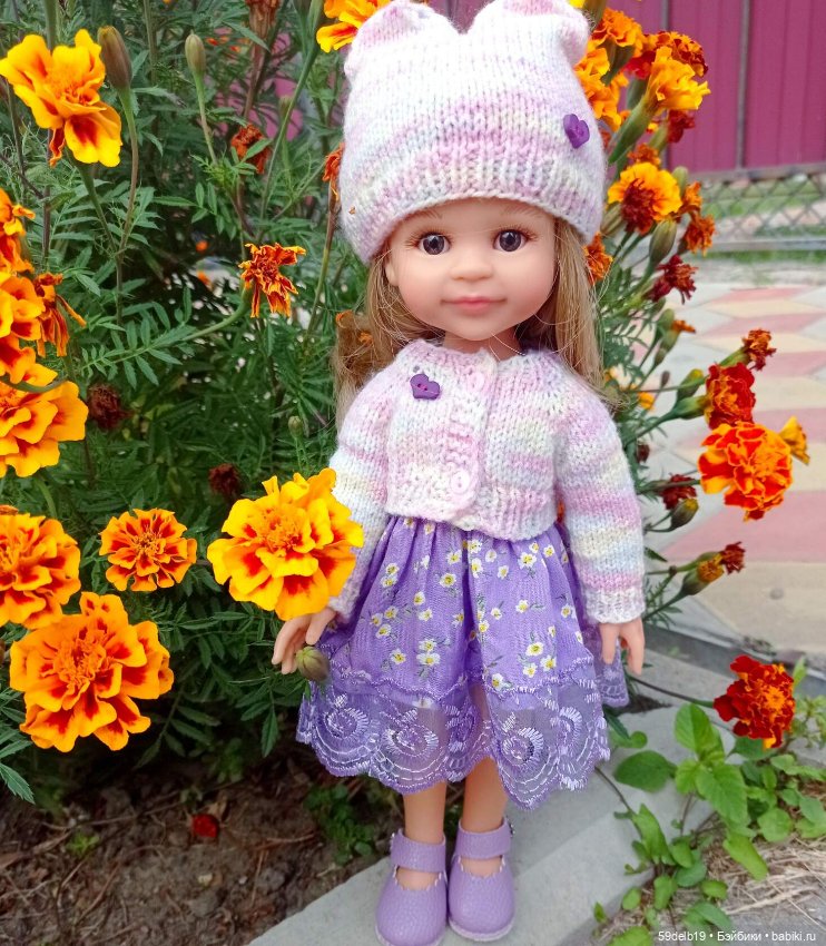 Ангелинка и осенние цветы (фото 6)