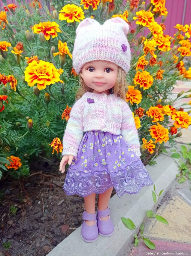 Ангелинка и осенние цветы (фото 2)