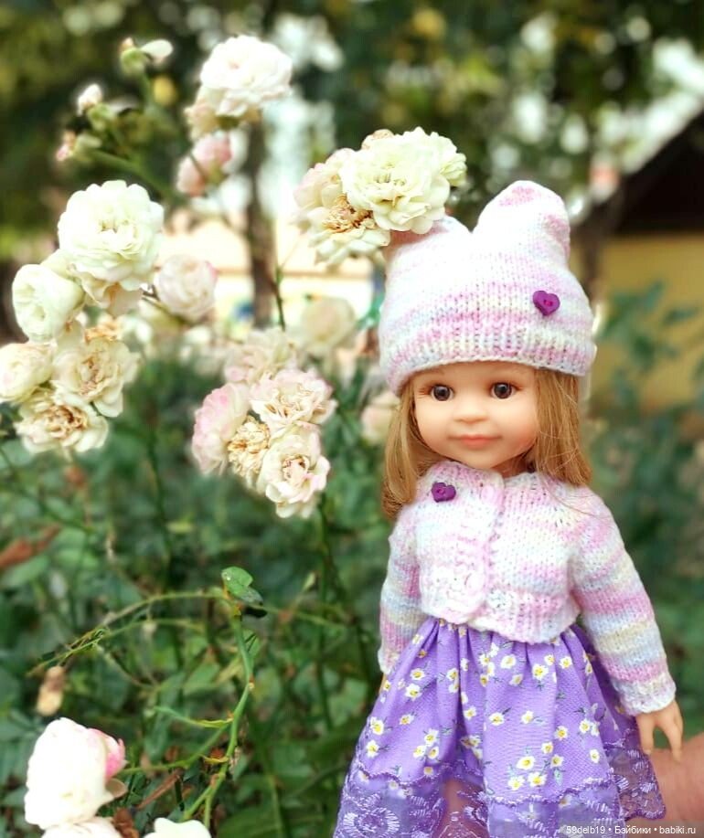 Ангелинка и осенние цветы (фото 3)