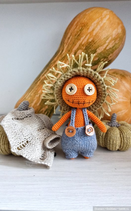 Пугало огородное — Вязаные игрушки и амигуруми: крючком (фото 6)