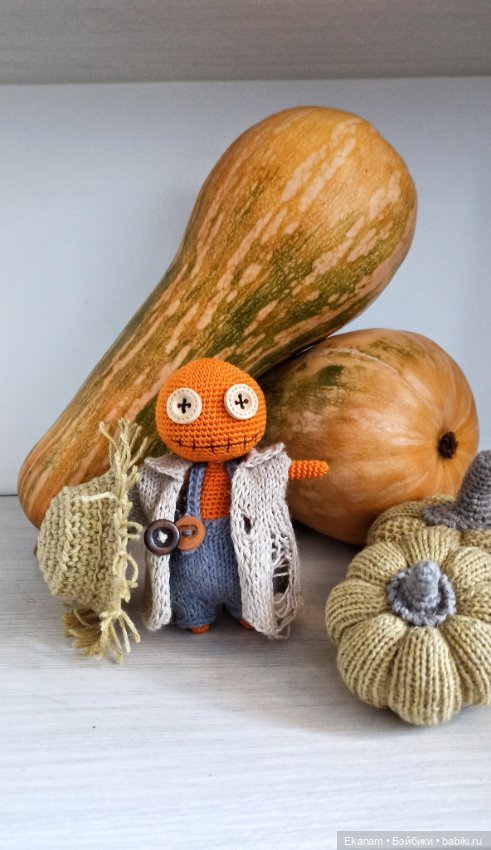 Пугало огородное — Вязаные игрушки и амигуруми: крючком (фото 3)