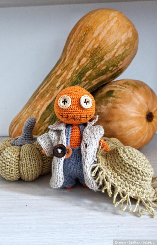 Пугало огородное — Вязаные игрушки и амигуруми: крючком (фото 5)