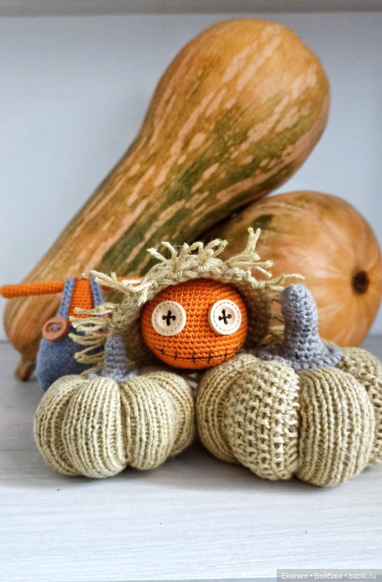 Пугало огородное — Вязаные игрушки и амигуруми: крючком (фото 8)