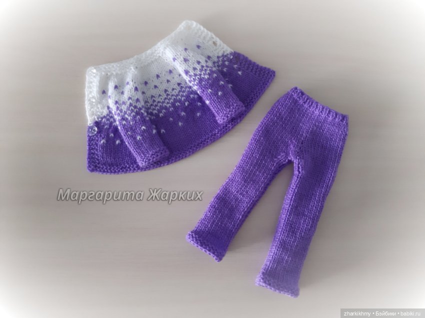 "Капельки", или интересный жаккард для Паолки (фото 3)