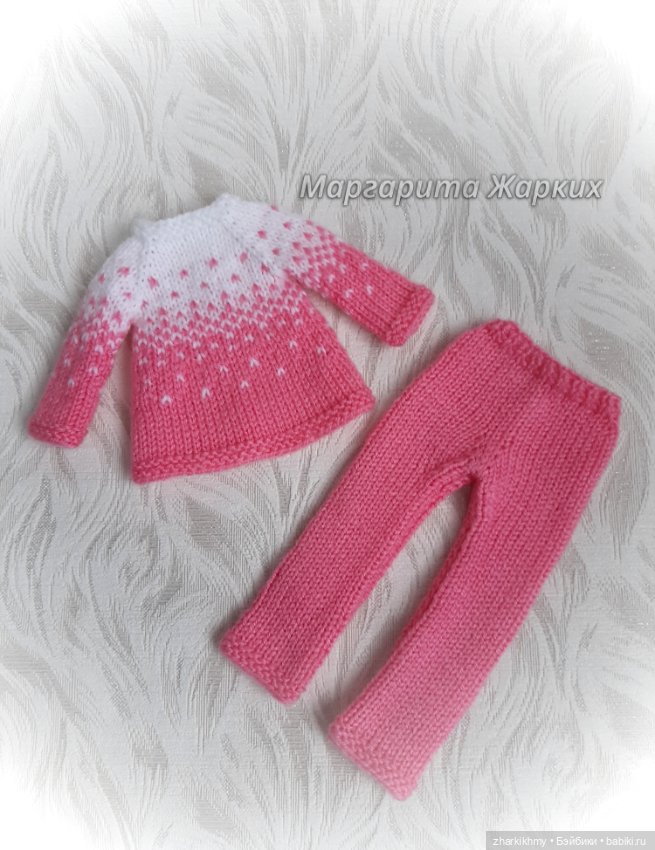 "Капельки", или интересный жаккард для Паолки