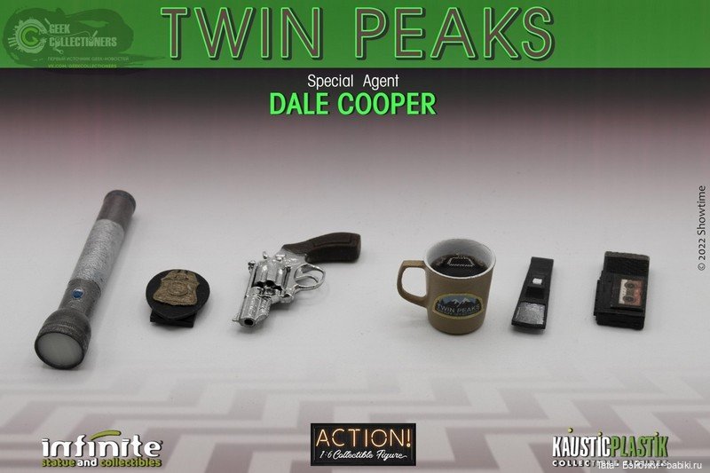 Infinite Statue х Kaustic Plastik - агент Дейл Купер (регулярная версия) в масштабе 1/6 по сериалу "Твин Пикс" (фото 8)