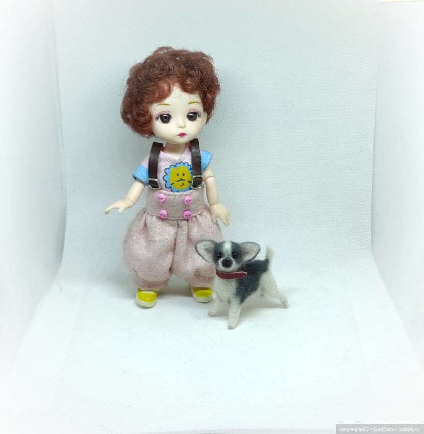 Мини чихуа — Валяные игрушки из шерсти: сухое валяние (фото 4)