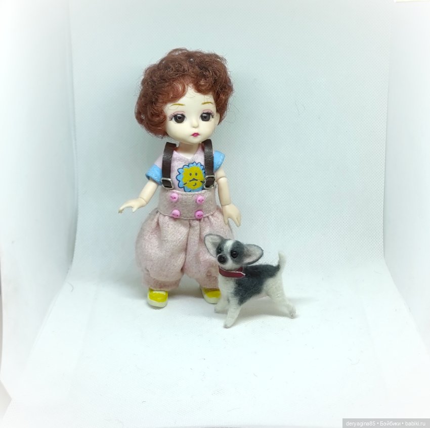 Мини чихуа — Валяные игрушки из шерсти: сухое валяние (фото 5)