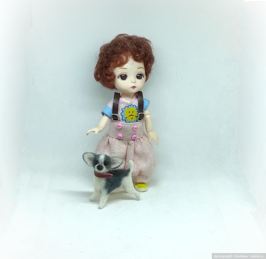 Мини чихуа — Валяные игрушки из шерсти: сухое валяние (фото 6)