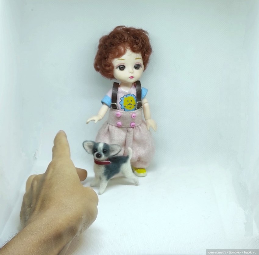 Мини чихуа — Валяные игрушки из шерсти: сухое валяние (фото 8)