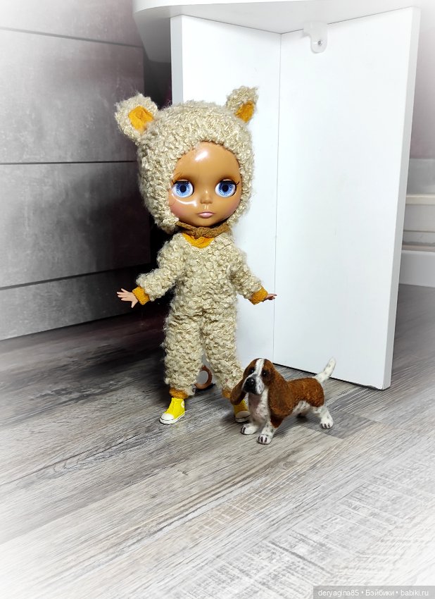 Бассет-хаунд — Валяные игрушки из шерсти: сухое валяние (фото 8)