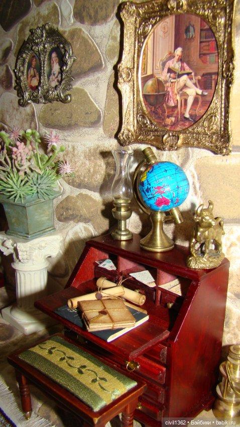 Румбокс масштаб 1:12 "Старый дом"