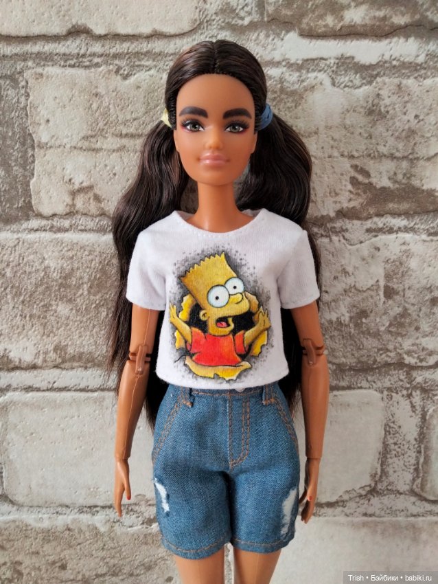 Роспись футболок — Одежда и обувь для кукол своими руками: фото (фото 6)